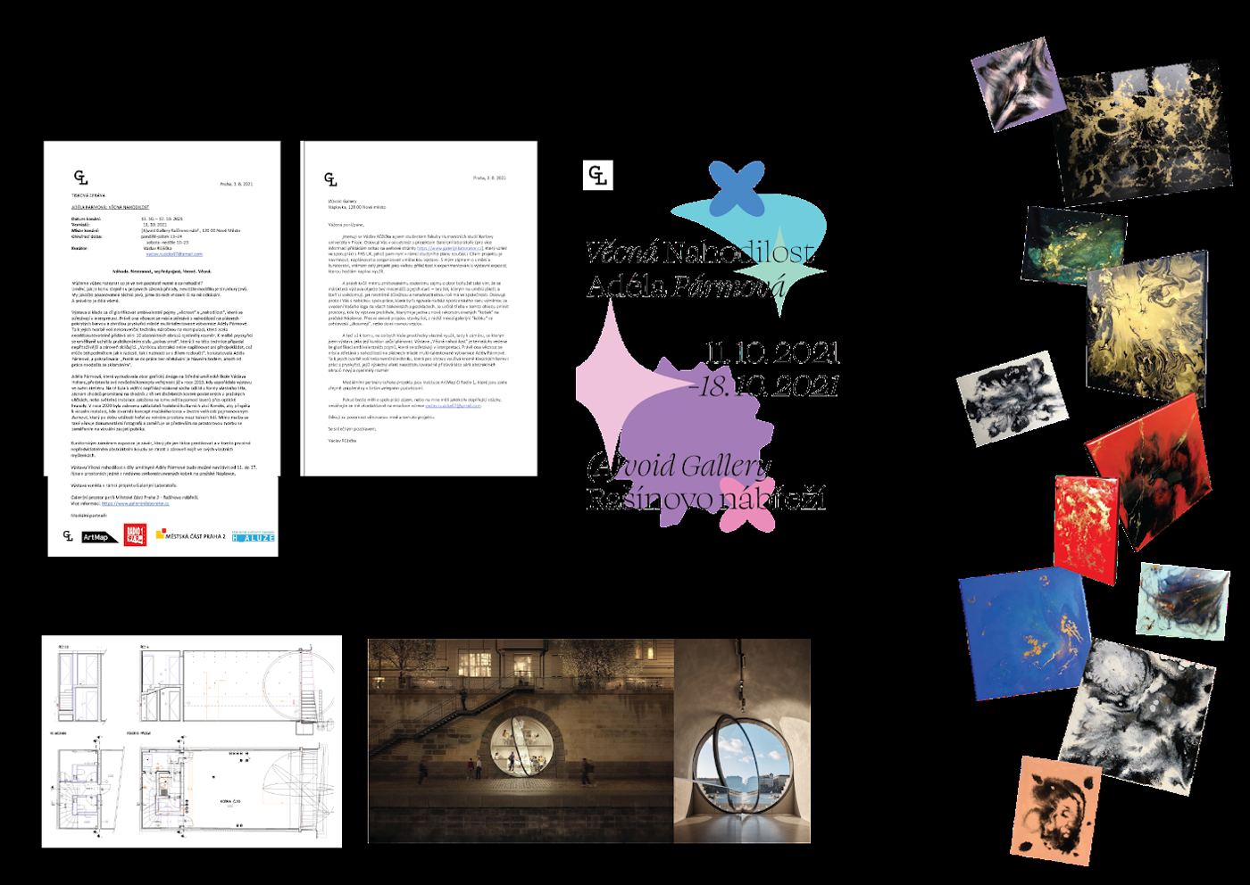 Věcná nahodilost: press release, poster, floor plan and the works